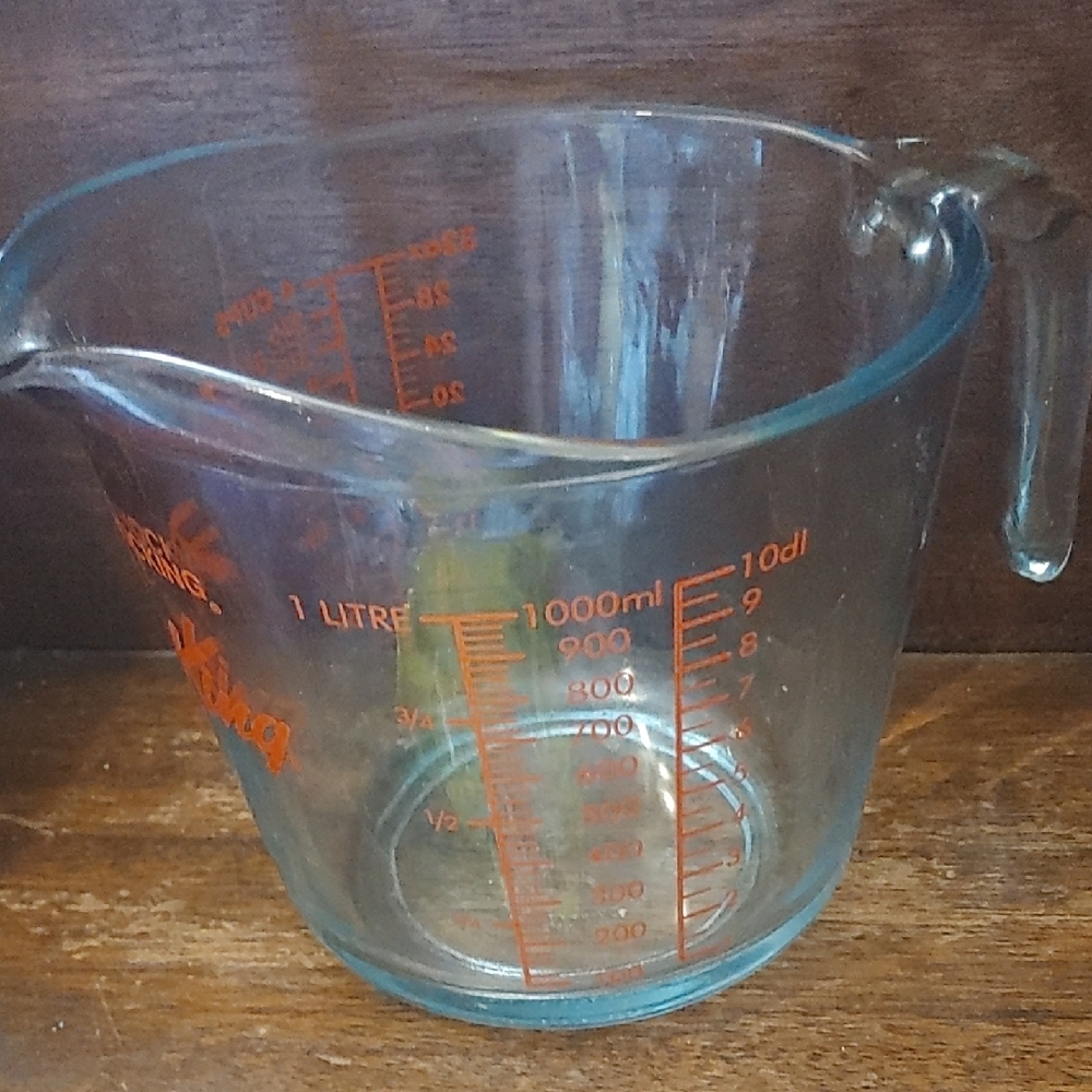 ✅$8 Add On Anchor Hocking Glass Measuring Cup 4 Cup - 1 Litre - 1000 ml - 10 dl